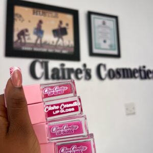 Pink lip gloss